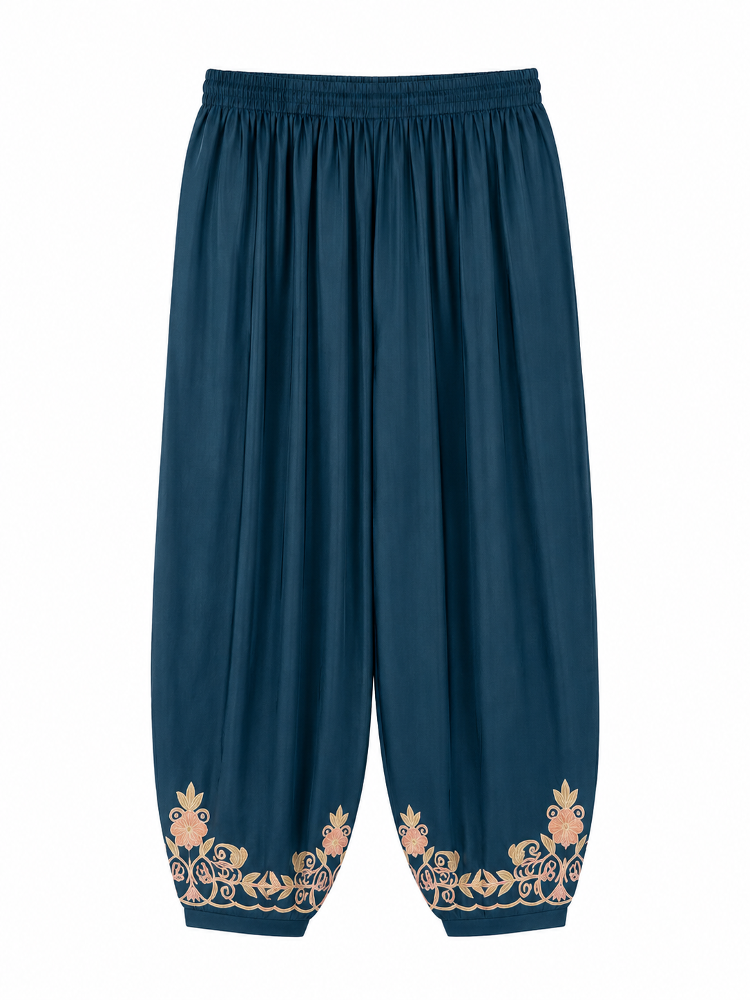 Kashmir Aari cotton Co-Ord Set | Dark Blue